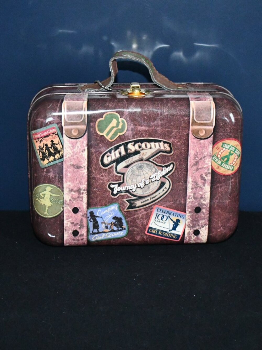 Girl Scouts Collectable Lunchbox/Trinket Tin 100th Anniversary